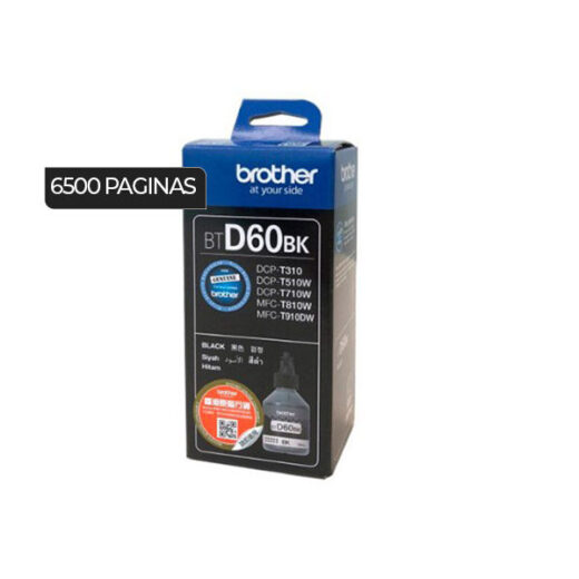 Tinta Brother Btd60 Negro