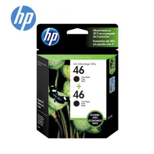 TINTA HP M0H61AL - 46 Negro (Ultra 2529/4729) Packx2